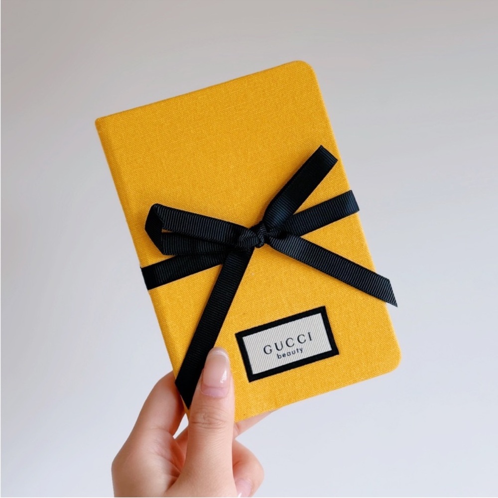 Gucci Yellow Mini Journal Notebook